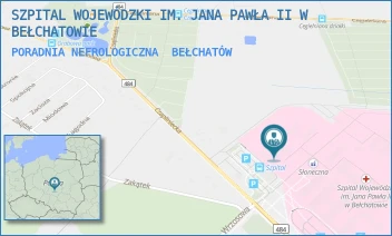 PORADNIA NEFROLOGICZNA - SZPITAL WOJEWÓDZKI IM. JANA PAWŁA II W BEŁCHATOWIE - UL. CZAPLINIECKA 123,  BEŁCHATÓW