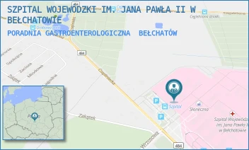 PORADNIA GASTROENTEROLOGICZNA - SZPITAL WOJEWÓDZKI IM. JANA PAWŁA II W BEŁCHATOWIE - UL. CZAPLINIECKA 123,  BEŁCHATÓW