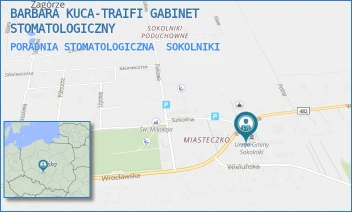 PORADNIA STOMATOLOGICZNA - BARBARA KUCA-TRAIFI GABINET STOMATOLOGICZNY - UL. MARSZAŁKA JÓZEFA PIŁSUDSKIEGO 1,  SOKOLNIKI