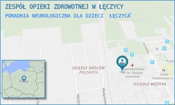 PORADNIA NEUROLOGICZNA DLA DZIECI - ZESPÓŁ OPIEKI ZDROWOTNEJ W ŁĘCZYCY - ZACHODNIA 6,  ŁĘCZYCA
