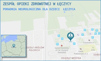 PORADNIA NEUROLOGICZNA DLA DZIECI - ZESPÓŁ OPIEKI ZDROWOTNEJ W ŁĘCZYCY - UL. ZACHODNIA 6,  ŁĘCZYCA
