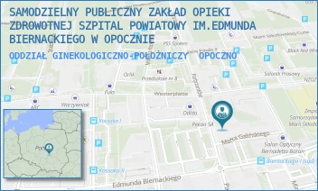ODDZIAŁ GINEKOLOGICZNO-POŁOŻNICZY - SAMODZIELNY PUBLICZNY ZAKŁAD OPIEKI ZDROWOTNEJ SZPITAL POWIATOWY IM.EDMUNDA BIERNACKIEGO W OPOCZNIE - UL. PARTYZANTÓW 30,  OPOCZNO