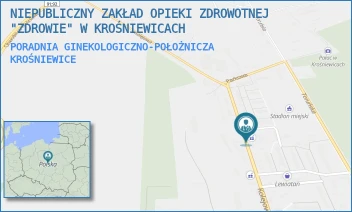 PORADNIA GINEKOLOGICZNO-POŁOŻNICZA - NIEPUBLICZNY ZAKŁAD OPIEKI ZDROWOTNEJ "ZDROWIE" W KROŚNIEWICACH - UL. KOLEJOWA 23,  KROŚNIEWICE