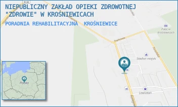 PORADNIA REHABILITACYJNA - NIEPUBLICZNY ZAKŁAD OPIEKI ZDROWOTNEJ "ZDROWIE" W KROŚNIEWICACH - UL. KOLEJOWA 23,  KROŚNIEWICE