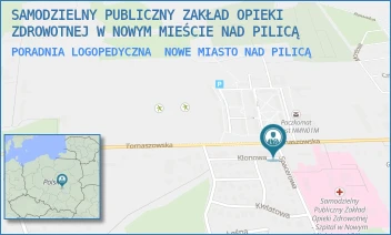 PORADNIA LOGOPEDYCZNA - SAMODZIELNY PUBLICZNY ZAKŁAD OPIEKI ZDROWOTNEJ W NOWYM MIEŚCIE NAD PILICĄ - SPACEROWA 1,  NOWE MIASTO NAD PILICĄ