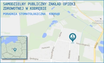 PORADNIA STOMATOLOGICZNA - SAMODZIELNY PUBLICZNY ZAKŁAD OPIEKI ZDROWOTNEJ W KODRĘBIE - UL. NIEPODLEGŁOŚCI 25,  KODRĄB