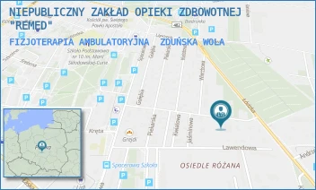 FIZJOTERAPIA AMBULATORYJNA - NIEPUBLICZNY ZAKŁAD OPIEKI ZDROWOTNEJ "REMED" - UL. FRYDERYKA CHOPINA 22A,  ZDUŃSKA WOLA