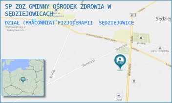 DZIAŁ (PRACOWNIA) FIZJOTERAPII - SP ZOZ GMINNY OŚRODEK ZDROWIA W SĘDZIEJOWICACH - UL. WIELUŃSKA 8,  SĘDZIEJOWICE