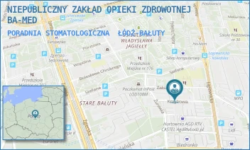 PORADNIA STOMATOLOGICZNA - NIEPUBLICZNY ZAKŁAD OPIEKI ZDROWOTNEJ BA-MED - UL. KRZYŻOWA 2/8,  ŁÓDŹ-BAŁUTY