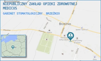 GABINET STOMATOLOGICZNY - NIEPUBLICZNY ZAKŁAD OPIEKI ZDROWOTNEJ MEDICUS - UL. WSPÓLNA 46,  BRZEŹNIO