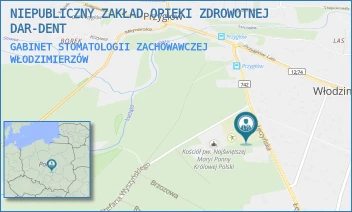 GABINET STOMATOLOGII ZACHOWAWCZEJ - NIEPUBLICZNY ZAKŁAD OPIEKI ZDROWOTNEJ DAR-DENT - UL. ŁĘCZYŃSKA 8,  WŁODZIMIERZÓW