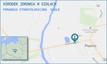 PORADNIA STOMATOLOGICZNA - OŚRODEK ZDROWIA W GIDLACH - UL. CZĘSTOCHOWSKA 8,  GIDLE
