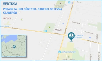 PORADNIA POŁOŻNICZO-GINEKOLOGICZNA - MEDIKSA - UL. JANA PAWŁA II 27,  KSAWERÓW