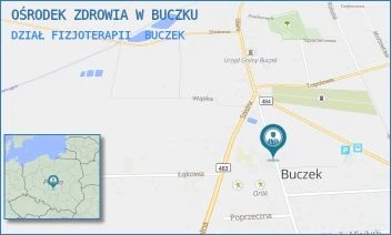 DZIAŁ FIZJOTERAPII - OŚRODEK ZDROWIA W BUCZKU - UL. PROSTA 3,  BUCZEK