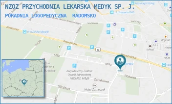 PORADNIA LOGOPEDYCZNA - NZOZ PRZYCHODNIA MEDYK SP. Z O.O. - UL. STEFANA BATOREGO 3,  RADOMSKO