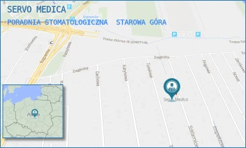 PORADNIA STOMATOLOGICZNA - SERVO MEDICA - SZKLARNIOWA 5/7,  STAROWA GÓRA