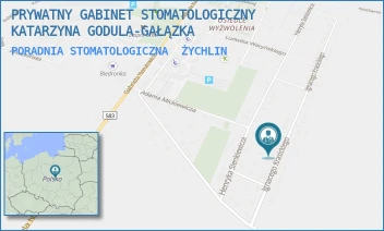 PORADNIA STOMATOLOGICZNA - PRYWATNY GABINET STOMATOLOGICZNY KATARZYNA GODULA-GAŁĄZKA - UL. JANKA KRASICKIEGO 25,  ŻYCHLIN
