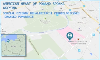 ODDZIAŁ DZIENNY REHALIBITACJI KARDIOLOGICZNEJ - AMERICAN HEART OF POLAND SPÓŁKA AKCYJNA - BOLESŁAWA CHROBREGO 4,  DRAWSKO POMORSKIE