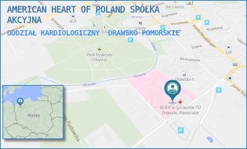 ODDZIAŁ KARDIOLOGICZNY - AMERICAN HEART OF POLAND SPÓŁKA AKCYJNA - BOLESŁAWA CHROBREGO 4,  DRAWSKO POMORSKIE