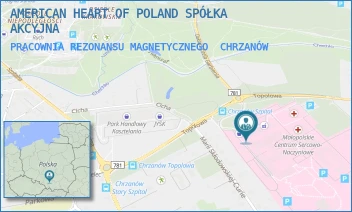 PRACOWNIA REZONANSU MAGNETYCZNEGO - AMERICAN HEART OF POLAND SPÓŁKA AKCYJNA - UL. TOPOLOWA 16,  CHRZANÓW