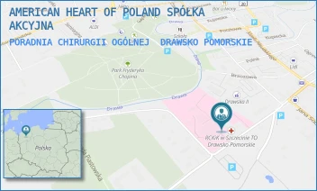 PORADNIA CHIRURGII OGÓLNEJ - AMERICAN HEART OF POLAND SPÓŁKA AKCYJNA - BOLESŁAWA CHROBREGO 4,  DRAWSKO POMORSKIE