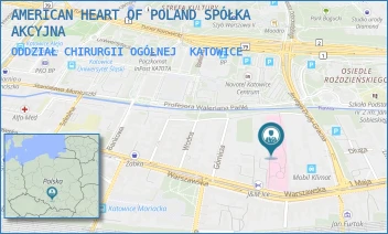 ODDZIAŁ CHIRURGII OGÓLNEJ - AMERICAN HEART OF POLAND SPÓŁKA AKCYJNA - UL. WARSZAWSKA 52,  KATOWICE