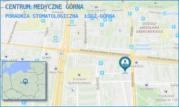 PORADNIA STOMATOLOGICZNA - CENTRUM MEDYCZNE GÓRNA - UL. TATRZAŃSKA 109,  ŁÓDŹ-GÓRNA