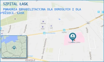 PORADNIA REHABILITACYJNA DLA DOROSŁYCH I DLA DZIECI - DAVITA SPÓŁKA Z OGRANICZONĄ ODPOWIEDZIALNOŚCIĄ - UL. WARSZAWSKA 62A,  ŁASK