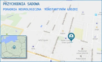 PORADNIA NEUROLOGICZNA - PRZYCHODNIA SADOWA - UL. SADOWA 10,  KONSTANTYNÓW ŁÓDZKI