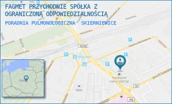 PORADNIA PULMONOLOGICZNA - FAGMET PRZYCHODNIE SPÓŁKA Z OGRANICZONĄ ODPOWIEDZIALNOŚCIĄ - UL. JANA III SOBIESKIEGO 29,  SKIERNIEWICE