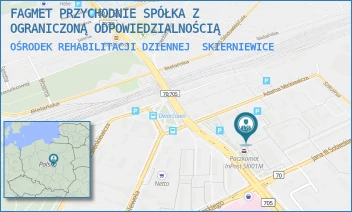 OŚRODEK REHABILITACJI DZIENNEJ - FAGMET PRZYCHODNIE SPÓŁKA Z OGRANICZONĄ ODPOWIEDZIALNOŚCIĄ - UL. JANA III SOBIESKIEGO 29,  SKIERNIEWICE