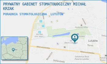 PORADNIA STOMATOLOGICZNA - PRYWATNY GABINET STOMATOLOGICZNY MICHAŁ KRZAK - UL. JANA PAWŁA STALSKIEGO 4,  LUTUTÓW