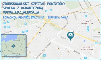 PORADNIA REHABILITACYJNA - ZDUŃSKOWOLSKI SZPITAL POWIATOWY SPÓŁKA Z OGRANICZONĄ ODPOWIEDZIALNOŚCIĄ - UL. KRÓLEWSKA 29,  ZDUŃSKA WOLA