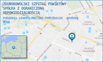 PORADNIA GINEKOLOGICZNO-POŁOŻNICZA - ZDUŃSKOWOLSKI SZPITAL POWIATOWY SPÓŁKA Z OGRANICZONĄ ODPOWIEDZIALNOŚCIĄ - UL. KRÓLEWSKA 29,  ZDUŃSKA WOLA