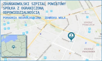PORADNIA NEUROLOGICZNA - ZDUŃSKOWOLSKI SZPITAL POWIATOWY SPÓŁKA Z OGRANICZONĄ ODPOWIEDZIALNOŚCIĄ - UL. KRÓLEWSKA 29,  ZDUŃSKA WOLA