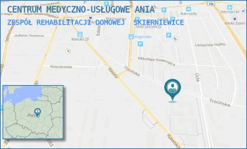 ZESPÓŁ REHABILITACJI DOMOWEJ - CENTRUM MEDYCZNO-USŁUGOWE ANIA - UL. TRZCIŃSKA 18,  SKIERNIEWICE