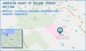 ODDZIAŁ CHIRURGII URAZOWO-ORTOPEDYCZNEJ - AMERICAN HEART OF POLAND SPÓŁKA AKCYJNA - BOLESŁAWA CHROBREGO 4,  DRAWSKO POMORSKIE