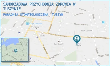 PORADNIA STOMATOLOGICZNA - SAMORZĄDOWA PRZYCHODNIA ZDROWIA W TUSZYNIE - UL. STEFANA ŻEROMSKIEGO 24/26,  TUSZYN