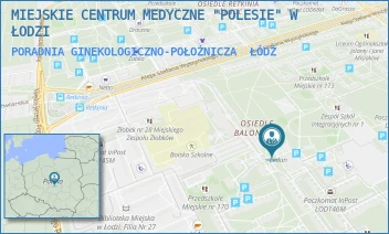 PORADNIA GINEKOLOGICZNO-POŁOŻNICZA - MIEJSKIE CENTRUM MEDYCZNE "POLESIE" W ŁODZI - UL. MARATOŃSKA 71,  ŁÓDŹ
