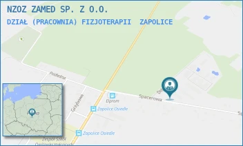 DZIAŁ (PRACOWNIA) FIZJOTERAPII - NZOZ ZAMED SP. Z O.O. - UL. SPACEROWA 4A,  ZAPOLICE