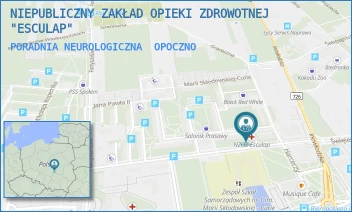 PORADNIA NEUROLOGICZNA - NIEPUBLICZNY ZAKŁAD OPIEKI ZDROWOTNEJ "ESCULAP" - UL. SKŁODOWSKIEJ 18,  OPOCZNO