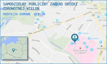 HOSPICJA DOMOWE - SAMODZIELNY PUBLICZNY ZAKŁAD OPIEKI ZDROWOTNEJ WIELUŃ - UL. UL. SZPITALNA 16,  WIELUŃ