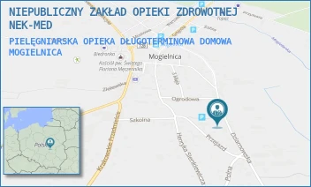 PIELĘGNIARSKA OPIEKA DŁUGOTERMINOWA DOMOWA - NIEPUBLICZNY ZAKŁAD OPIEKI ZDROWOTNEJ NEK-MED - DZIARNOWSKA 40,  MOGIELNICA