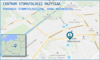 PORADNIA STOMATOLOGICZNA - CENTRUM STOMATOLOGII MATYSIAK - AL. KONSTYTUCJI 3 MAJA 13,  RAWA MAZOWIECKA