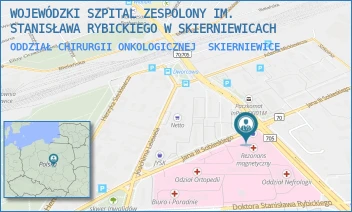 ODDZIAŁ CHIRURGII ONKOLOGICZNEJ - WOJEWÓDZKI SZPITAL ZESPOLONY IM. STANISŁAWA RYBICKIEGO W SKIERNIEWICACH - UL. SOBIESKIEGO 4,  SKIERNIEWICE