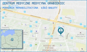 PORADNIA REHABILITACYJNA - CENTRUM MEDYCZNE MEDYCYNA GRABIENIEC - UL. GRABIENIEC 13,  ŁÓDŹ-BAŁUTY