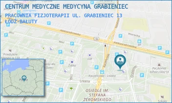 PRACOWNIA FIZJOTERAPII UL. GRABIENIEC 13 - CENTRUM MEDYCZNE MEDYCYNA GRABIENIEC - UL. GRABIENIEC 13,  ŁÓDŹ-BAŁUTY