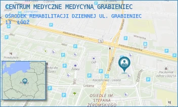 OŚRODEK REHABILITACJI DZIENNEJ UL. GRABIENIEC 13 - CENTRUM MEDYCZNE MEDYCYNA GRABIENIEC - UL. GRABIENIEC 13,  ŁÓDŹ
