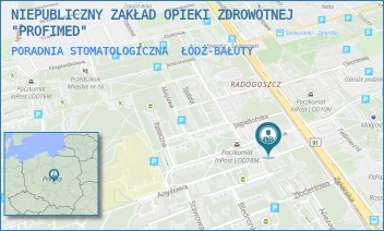 PORADNIA STOMATOLOGICZNA - NIEPUBLICZNY ZAKŁAD OPIEKI ZDROWOTNEJ "PROFIMED" - UL. ANYŻOWA 5,  ŁÓDŹ-BAŁUTY