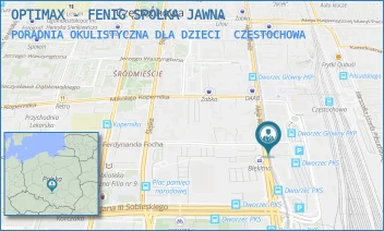 PORADNIA OKULISTYCZNA DLA DZIECI - OPTIMAX - FENIG SPÓŁKA JAWNA - UL. AL. WOLNOŚCI 37,  CZĘSTOCHOWA